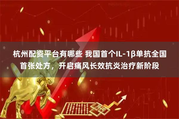 杭州配资平台有哪些 我国首个IL-1β单抗全国首张处方，开启痛风长效抗炎治疗新阶段